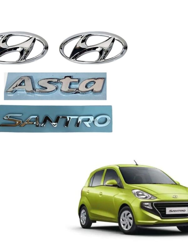 SKM Car 3D Emblem Finish Monogram SNTR ASTA Chrome Nameplate New Model