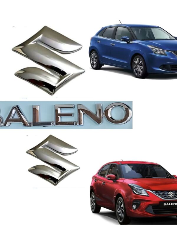3D Car Emblem Chrome Finish Monogram BALENO 2015-2019 Model